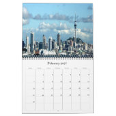 Nieuw-Zeeland - Auckland - Kalender (Feb 2027)