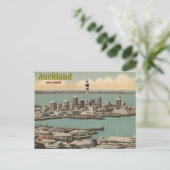 Nieuw-Zeeland Auckland  kunst reizen‏ Briefkaart (Staand voorkant)
