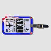 Nieuw-Zeeland Aukland Bagagelabel (Voorkant (horizontaal))