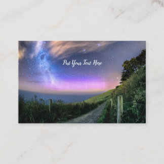 Nieuw-Zeeland Aurora | Dunedin NZ | Zuidelijke lic Visitekaartje