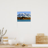 Nieuw-Zeeland berglandschap Poster (Keuken)