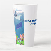 NIEUW-ZEELAND BESTE PAPA WAARDERING GIFT LATTE MOK (Voorkant)