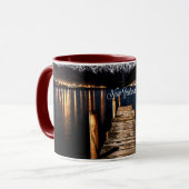 Nieuw-Zeeland bij nacht Mok (Voorkant links)