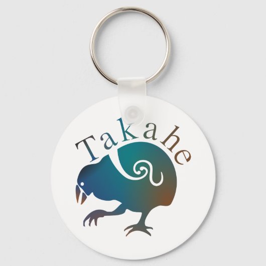 Nieuw-Zeeland Bird TAKAHE Sleutelhanger (Voorkant)