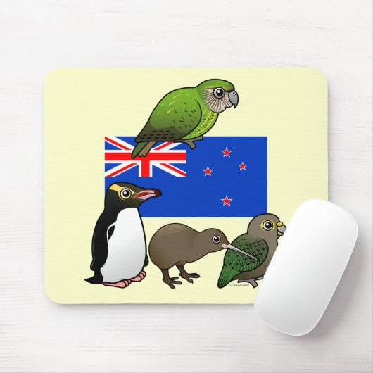Nieuw-Zeeland Birdorables Muismat (Met muis)