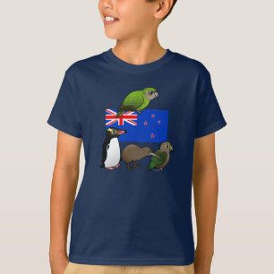 Nieuw-Zeeland Birdorables T-shirt
