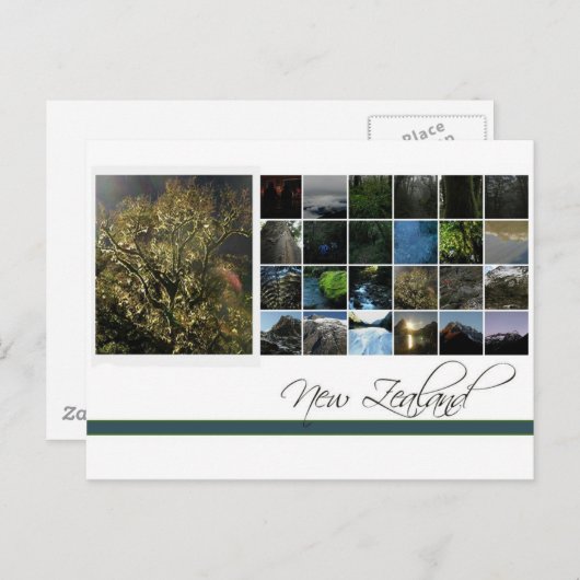 Nieuw-Zeeland Briefkaart (Voorkant / Achterkant)