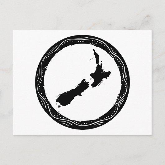 Nieuw-Zeeland Briefkaart (Voorkant)