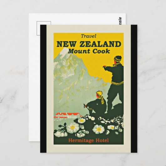 Nieuw-Zeeland; Briefkaart (Voorkant / Achterkant)