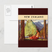 Nieuw-Zeeland Briefkaart (Voorkant / Achterkant)