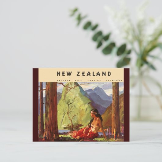  Nieuw-Zeeland Briefkaart (Staand voorkant)