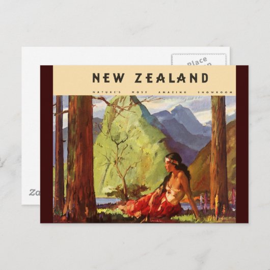  Nieuw-Zeeland Briefkaart (Voorkant / Achterkant)