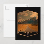 Nieuw-Zeeland Briefkaart (Voorkant / Achterkant)