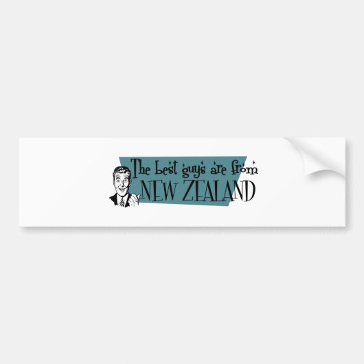 NIEUW-ZEELAND BUMPERSTICKER (Voorkant)
