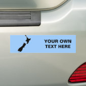 NIEUW-ZEELAND BUMPERSTICKER (Op auto)