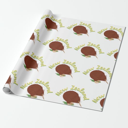 Nieuw-Zeeland Cadeaupapier (Uitgerold)