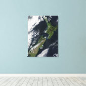 Nieuw-Zeeland Canvas Afdruk (Insitu (Houten vloer))