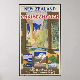 Nieuw-Zeeland Christkerk Poster