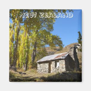 Nieuw-Zeeland, Cottage, Autumn (Fridge Magnet) Magneet