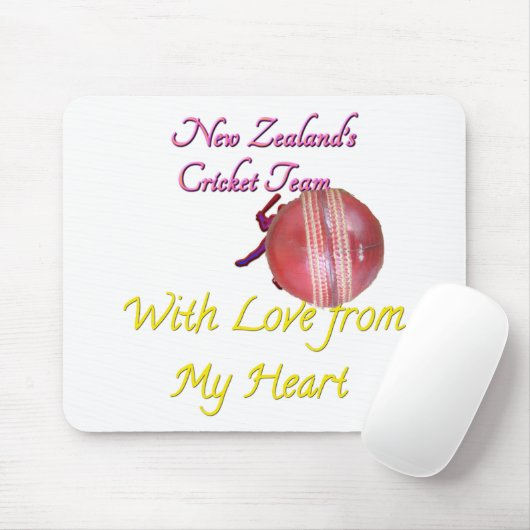 Nieuw-Zeeland cricket player leuk Muismat (Met muis)