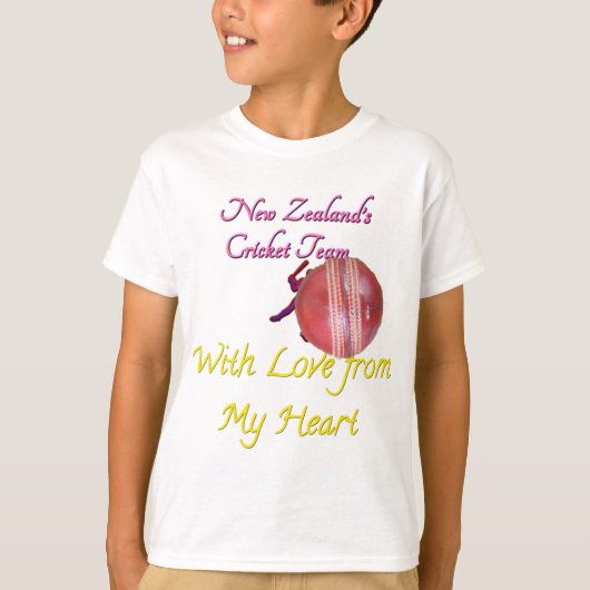Nieuw-Zeeland cricket player leuk T-shirt (Voorkant)