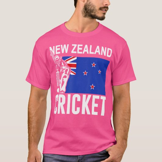 Nieuw-Zeeland Cricket T-shirt (Voorkant)