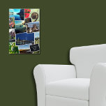 Nieuw-Zeeland Custom Reizen Fotocollage Acryl Muurkunst<br><div class="desc">De Nieuw-Zeelandse aangepaste reisfotocollage acrylprint maakt deel uit van de Photo Collage Meets Kussens collectie. Een op maat gemaakte collage maakt een prachtig souvenir cadeau. Hier de acryl muur decor shows foto's van de zomer in Auckland. Afbeeldingen zijn onder andere stad, strand, Maori sculptuur en bloemrijke afbeeldingen gerangschikt in een...</div>