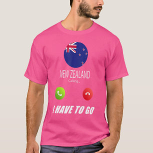 Nieuw-Zeeland, de vlag van Zuid-Zeeland, noemt me: T-shirt