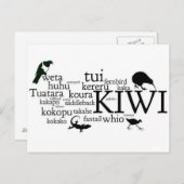 Nieuw-Zeeland dierlijk briefkaart (Voorkant / Achterkant)