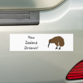 Nieuw-Zeeland dromen Bumpersticker (Op auto)