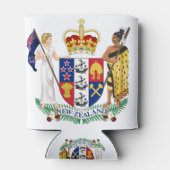 nieuw - zeeland embleem blikjeskoeler (Achterkant)