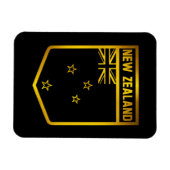 Nieuw-Zeeland Emblem Magneet (Horizontaal)