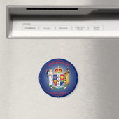 Nieuw-Zeeland Erfgoed Embleem Magneet (Insitu (Vaatwasser))