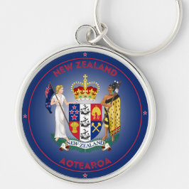 Nieuw-Zeeland Erfgoed Embleem Sleutelhanger