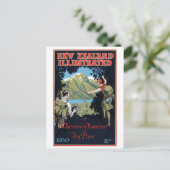 Nieuw-Zeeland Exploratieserver Briefkaart (Staand voorkant)