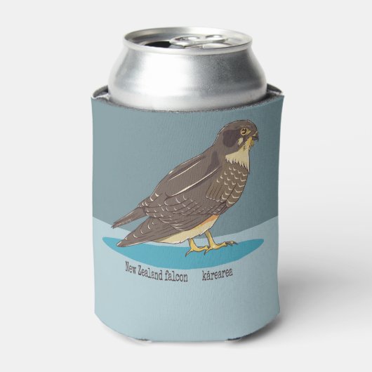 Nieuw-Zeeland Falcon Karearea Blikjeskoeler (Blikje Voorkant)