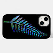 NIEUW-ZEELAND FERN PAUA Hoesje-Mate iPhone CASE (Achterkant (horizontaal))