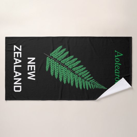Nieuw-Zeeland Fern Towel Badhanddoek (Badhanddoek)