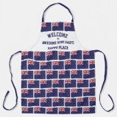 Nieuw-Zeeland GEWELDIGE KIWI DAD Happy Place Schort (Voorkant)