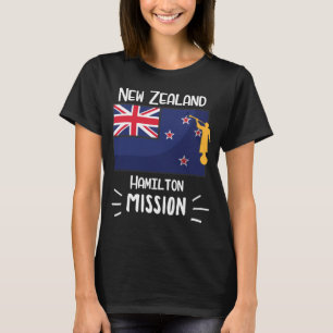 Nieuw-Zeeland Hamilton Mormon LDS Missionaris T-shirt
