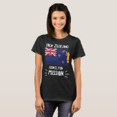 Nieuw-Zeeland Hamilton Mormon LDS Missionaris T-shirt (Voorkant volledig)