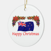 Nieuw-Zeeland Happy Kerstmis Keramisch Ornament (Links)