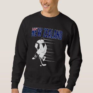 Nieuw-Zeeland IJshockeyfans Trots Kiwi Hockeyteam Trui