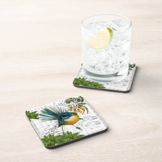 Nieuw-Zeeland Inheemse Onderzetter Set (Rechterzijde)