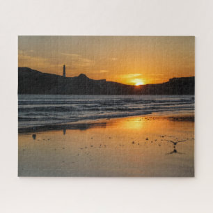 Nieuw-Zeeland Jigzaag Puzzle - Castlepoint sunrise Legpuzzel