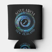 NIEUW-ZEELAND KAART KORU PAUA KOELBOX BLIKJESKOELER (Achterkant)