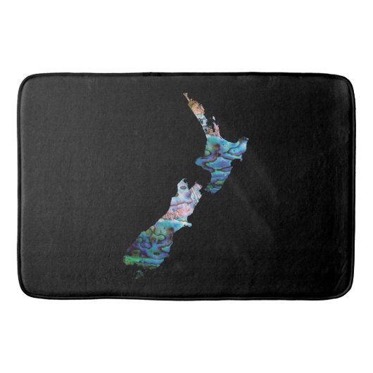 NIEUW-ZEELAND KAART PAUA BADMAT (Voorkant)