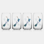 NIEUW-ZEELAND KAART PAUA BLIKVORM GLAS (Achterkant)