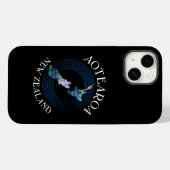 NIEUW-ZEELAND KAART PAUA Case-Mate iPhone CASE (Achterkant (horizontaal))