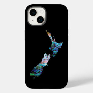NIEUW-ZEELAND KAART PAUA Hoesje-Mate iPhone CASE